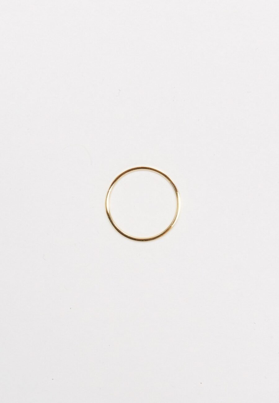 Brushed Gold Ring