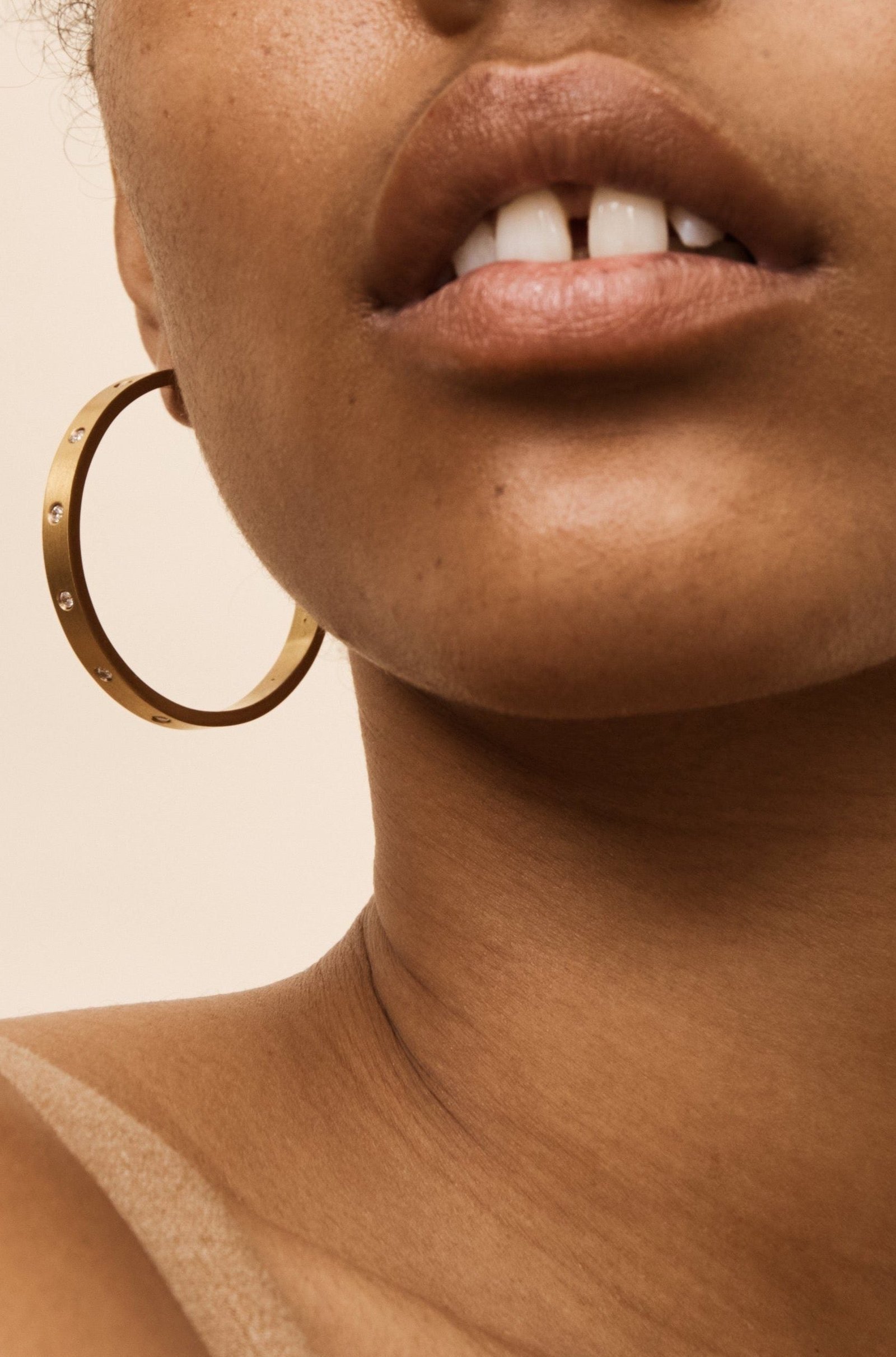 Gemma Diamond Hoops - Image 2