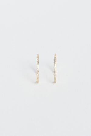 Large Diamond Hoops