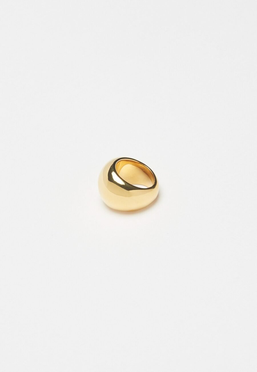 Large Gold Orb Ring