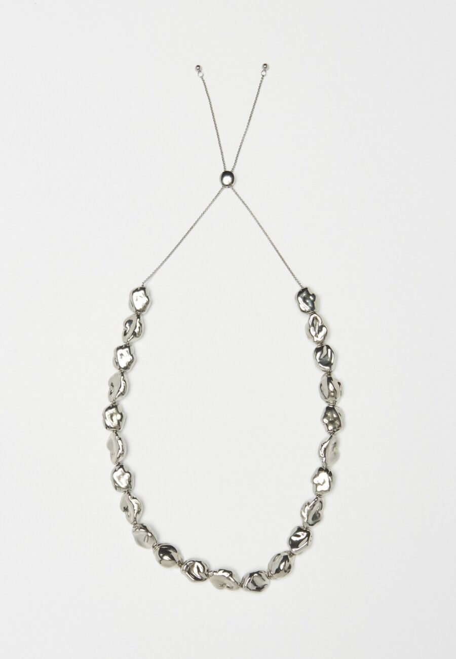 Silver Pearl Necklace