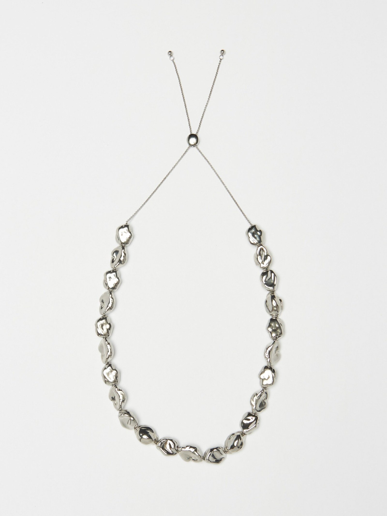 Silver Pearl Necklace