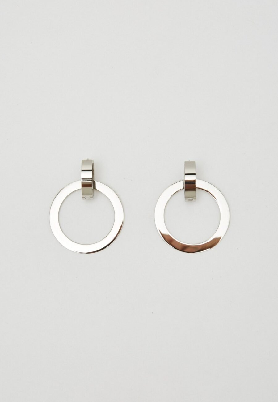 Silver Rita Hoops