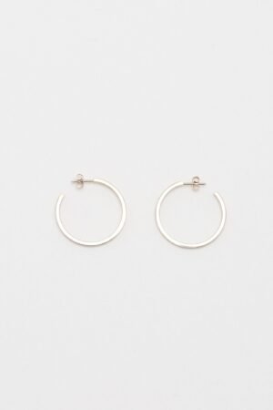 Simple Rose Gold Hoops