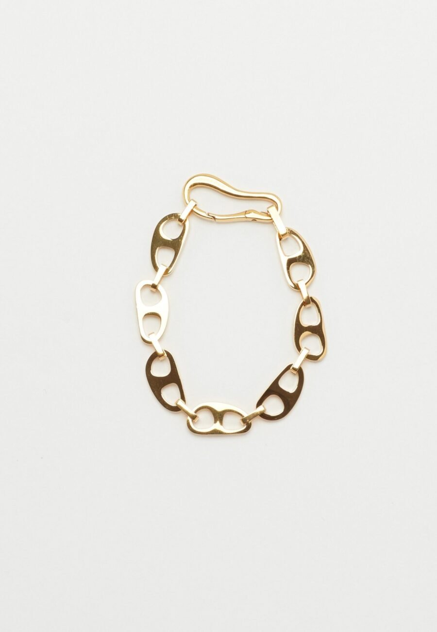 Small Gold Tab Bracelet