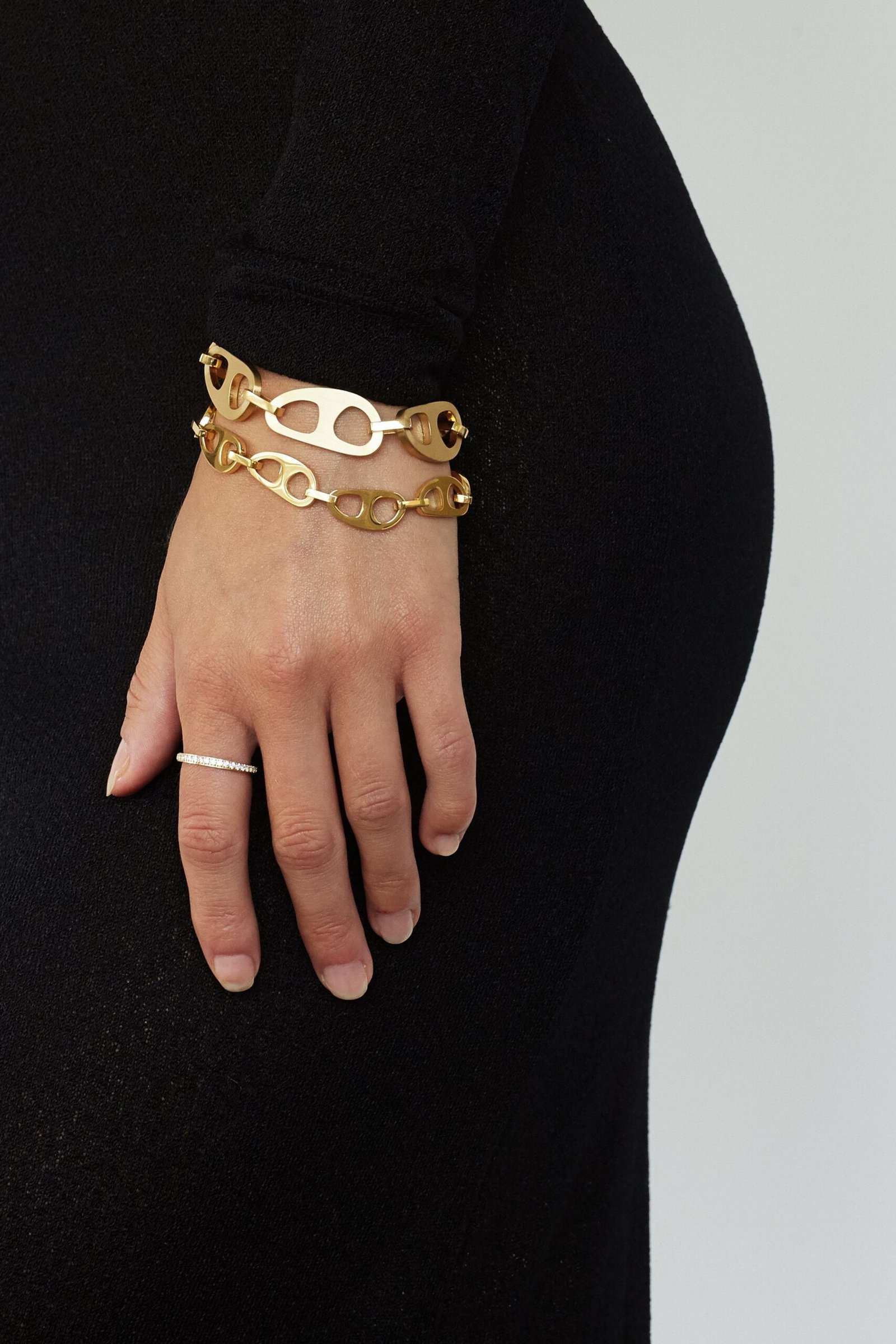 Small Gold Tab Bracelet - Image 2