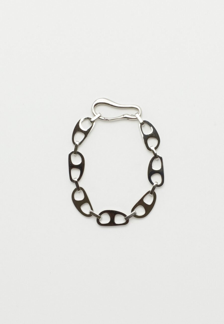 Small Silver Tab Bracelet