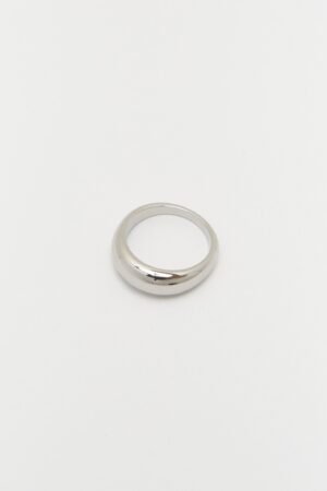 Thin Silver Orb Ring